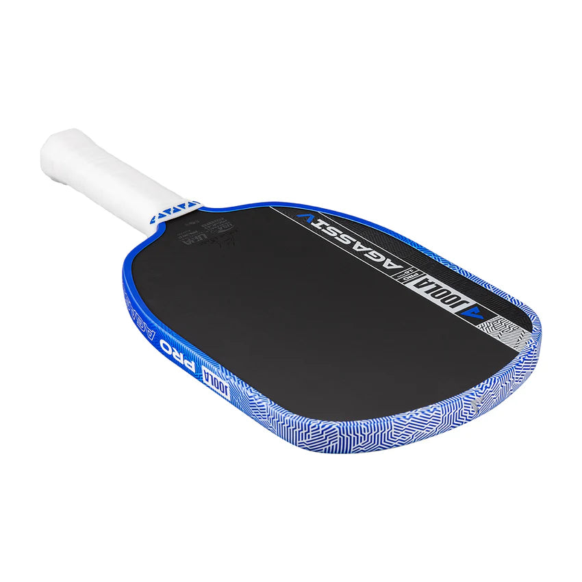 JOOLA AGASSI PRO V 16MM - ROYAL BLUE PICKLEBALL PADDLE – PaddlePro