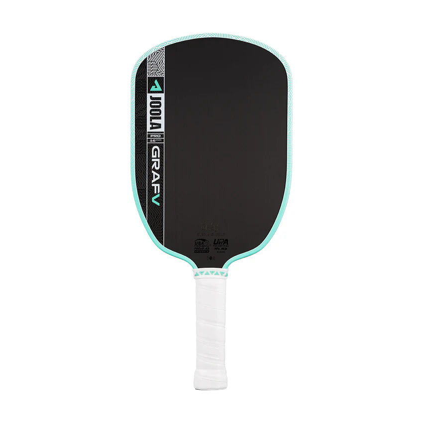 JOOLA Graf Pro V 16MM Seaside Green Pickleball Paddle Front View