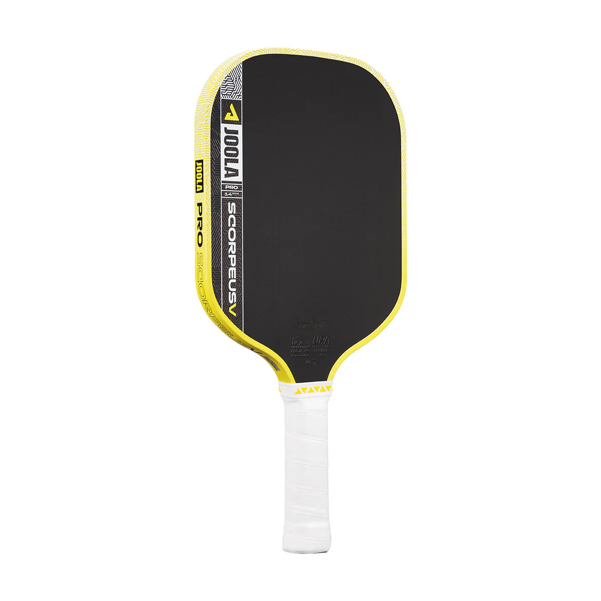 JOOLA SCORPEUS PRO V 14MM - YELLOW (ANNA BRIGHT) PICKLEBALL PADDLE
