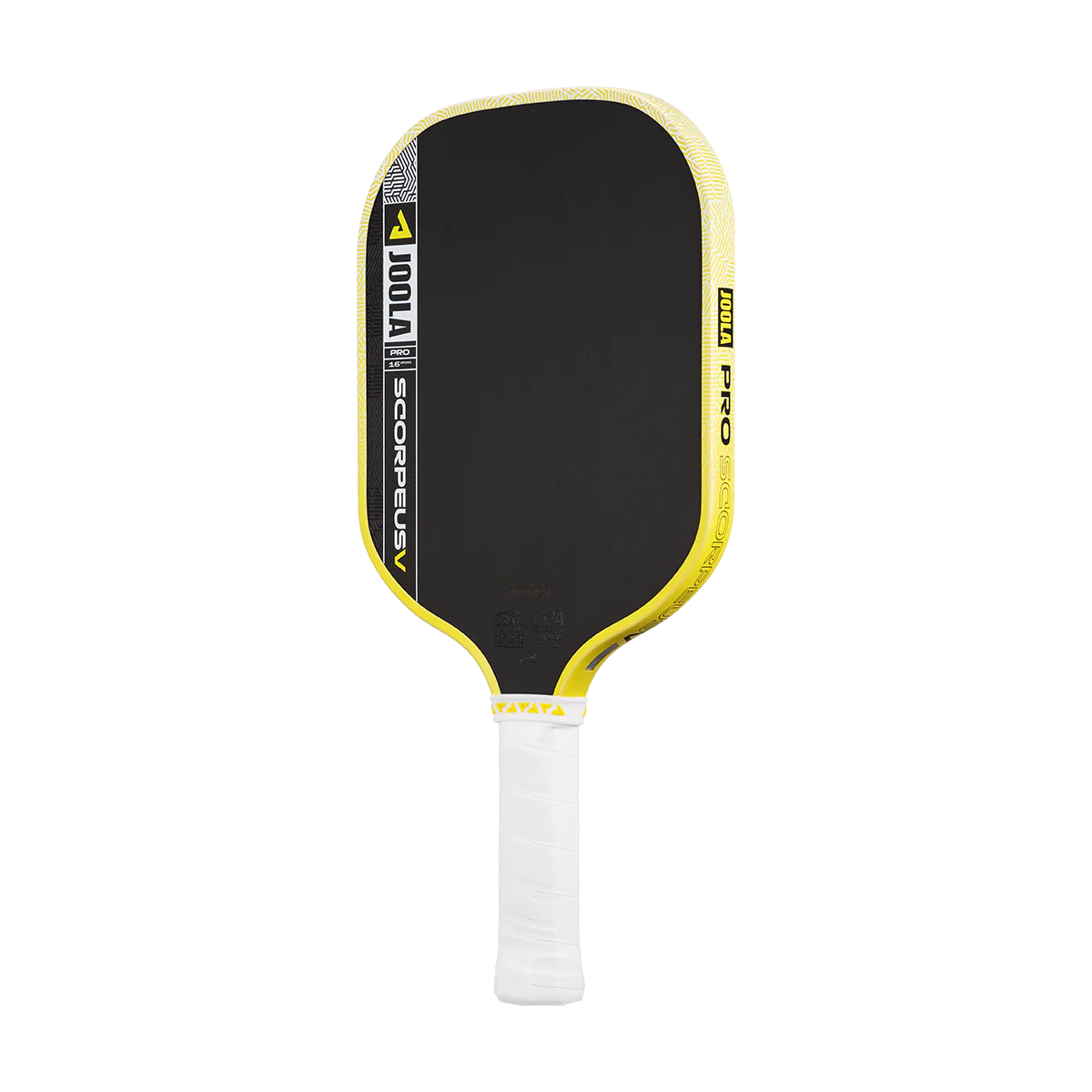 JOOLA SCORPEUS PRO V 16MM - YELLOW (ANNA BRIGHT) PICKLEBALL PADDLE