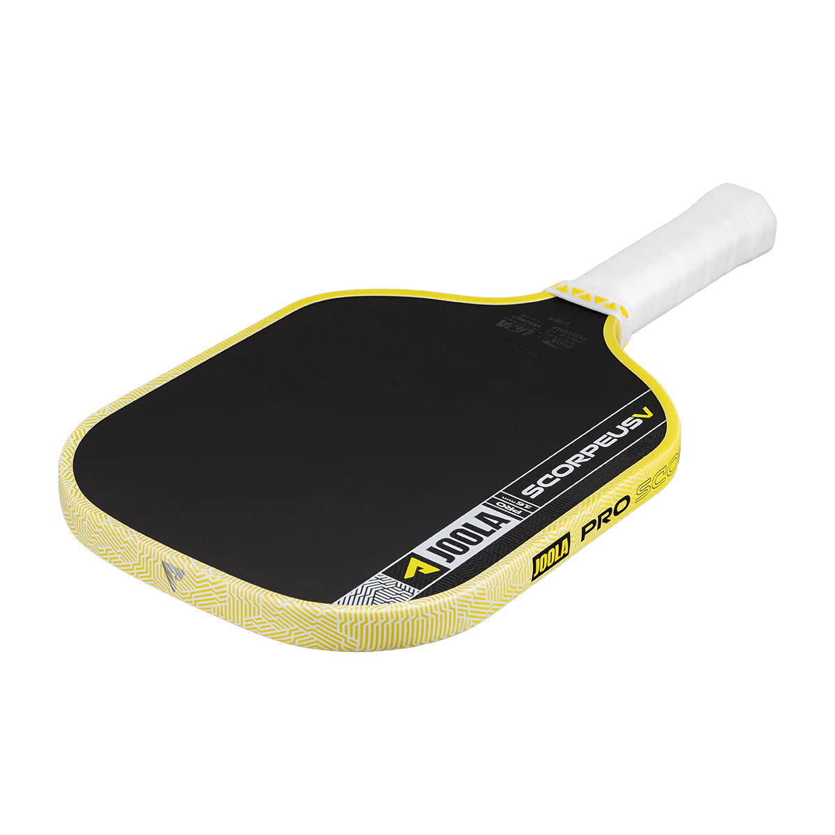 JOOLA SCORPEUS PRO V 16MM - YELLOW (ANNA BRIGHT) PICKLEBALL PADDLE