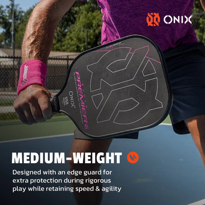 ONIX EVOKE PREMIER RAW CARBON  12MM PICKLEBALL PADDLE