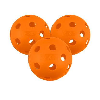 ONIX FUSE INDOOR PICKLEBALLS(PACK OF 3)- ORANGE