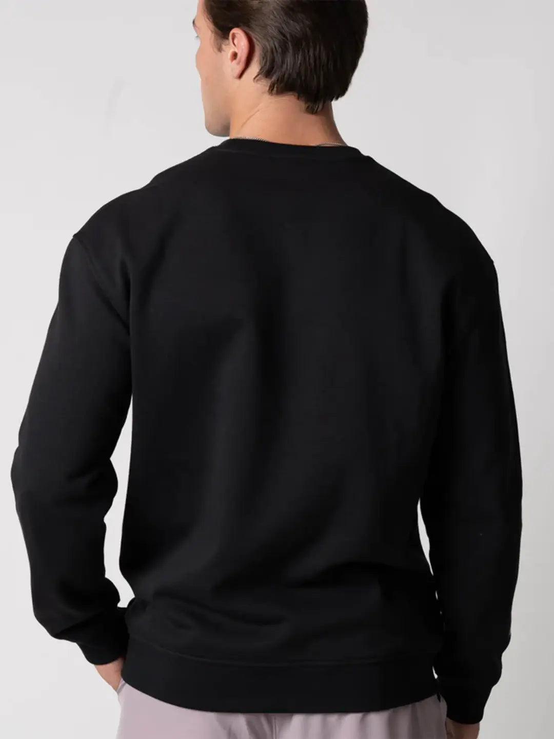 JOOLA UNISEX FLEECE CREW BLACK