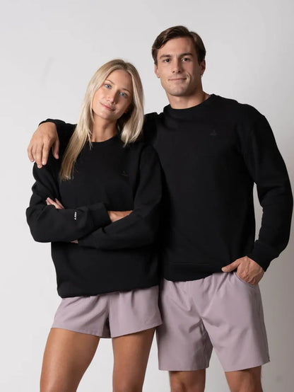 JOOLA UNISEX FLEECE CREW BLACK