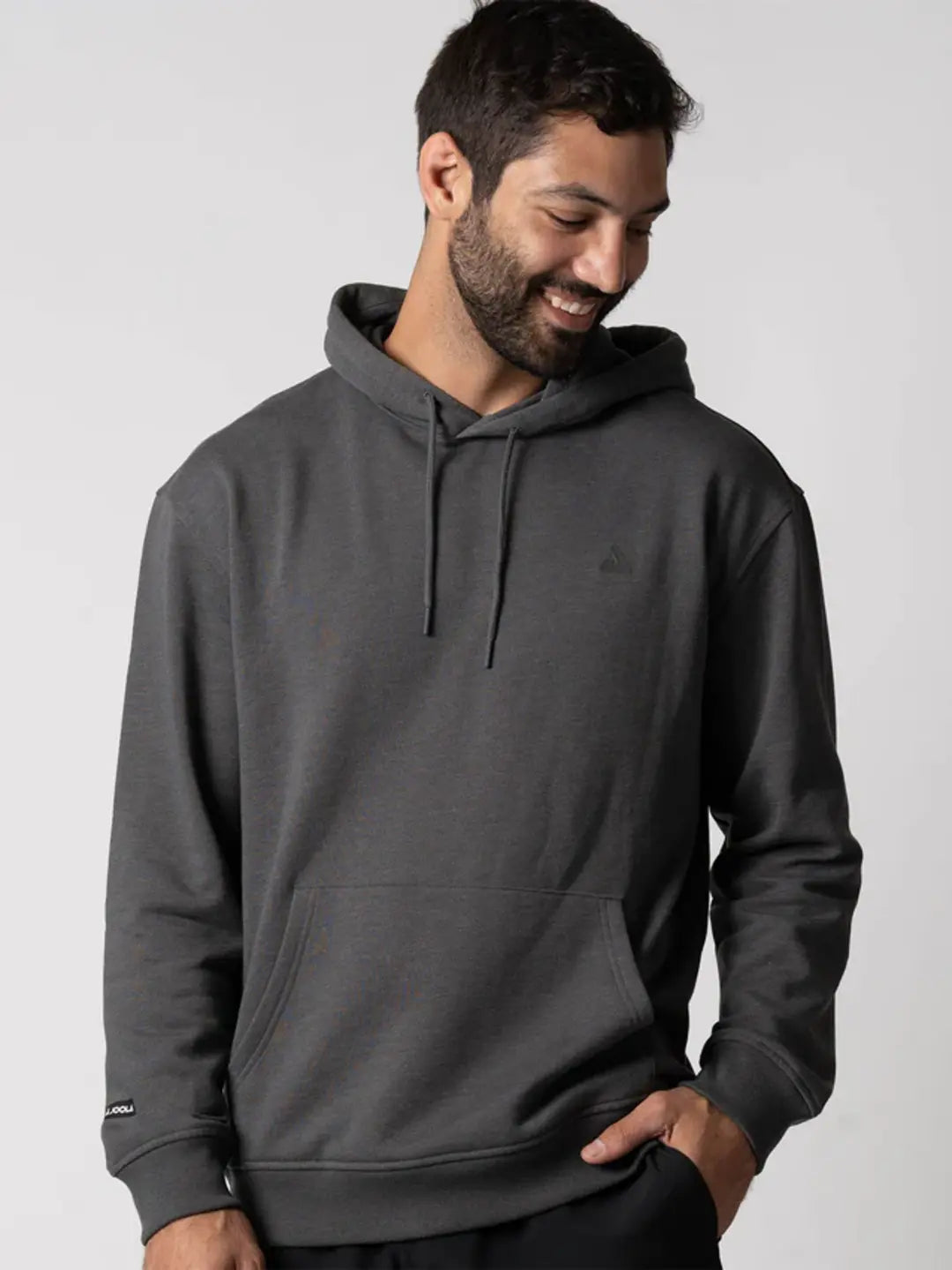 JOOLA UNISEX FLEECE HOODIE CHARCOAL GRAY HEATHER