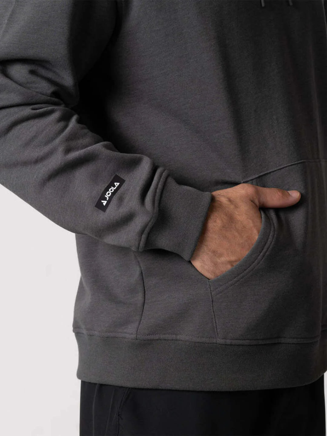 JOOLA UNISEX FLEECE HOODIE CHARCOAL GRAY HEATHER