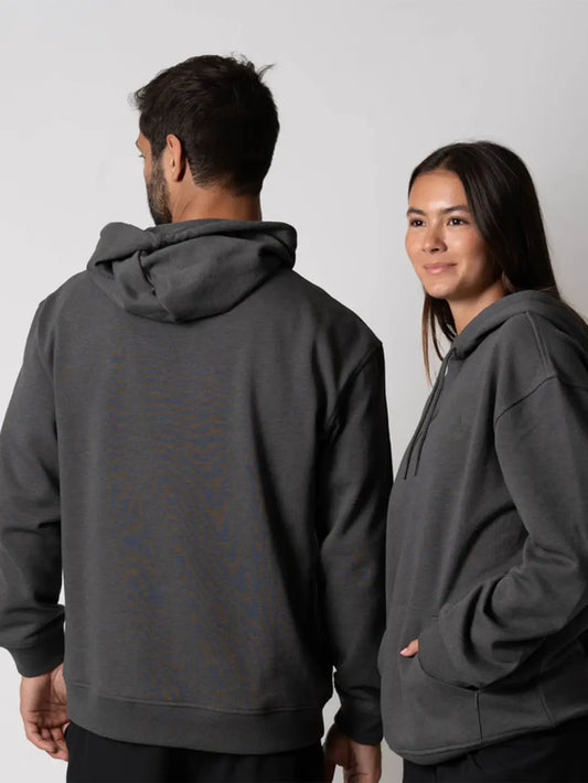 JOOLA UNISEX FLEECE HOODIE CHARCOAL GRAY HEATHER