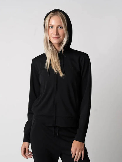 JOOLA WOMEN'S RIBBED JACKET BLACK