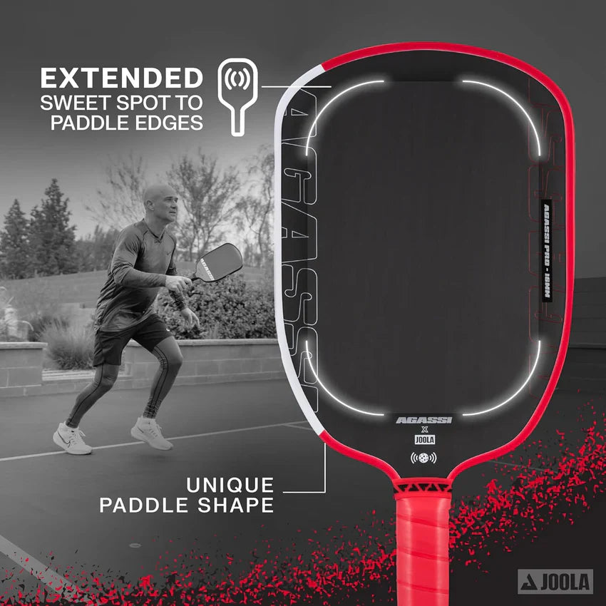 JOOLA AGASSI PRO  16MM PICKLEBALL PADDLE