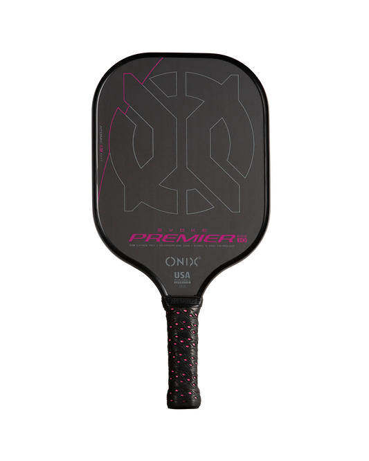 ONIX EVOKE PREMIER RAW CARBON 10MM PICKLEBALL PADDLE