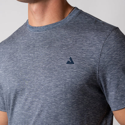 JOOLA MEN'S CLUB SHORT SLEEVE NAVY HTHR