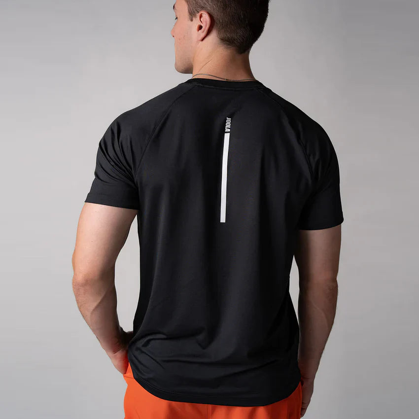 JOOLA MEN'S COURT SHORT SLEEVE BLACK