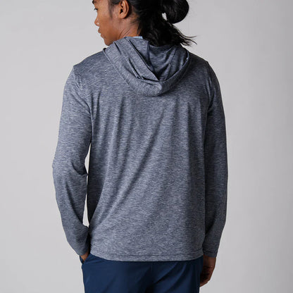 JOOLA MEN'S QUARTER ZIP HOODIE NAVY HTHR