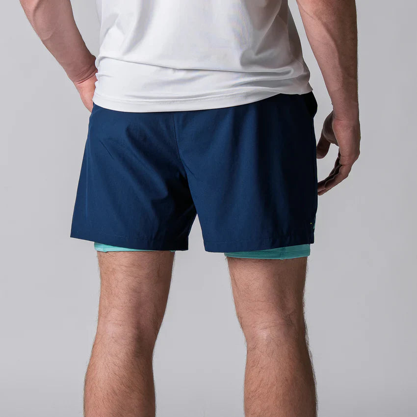JOOLA MEN'S WOVEN 2-IN-1 SHORTS NAVY