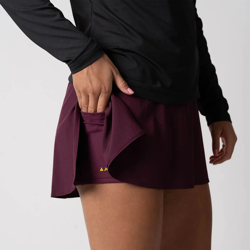 JOOLA WOMEN'S PICKLEBALL SKORT BORDEAUX
