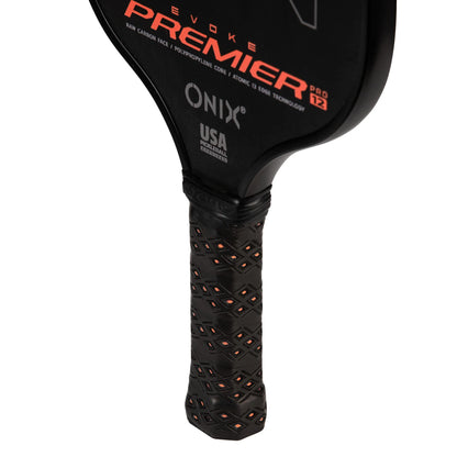 ONIX EVOKE PREMIER RAW CARBON  12MM PICKLEBALL PADDLE