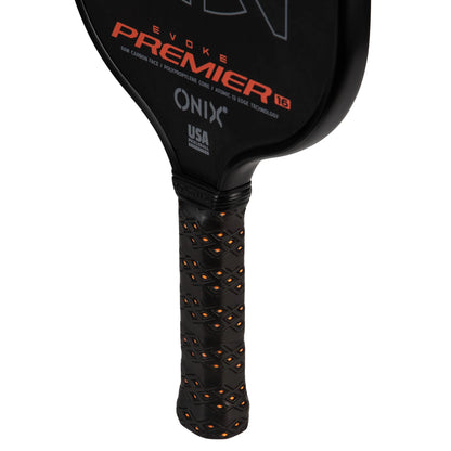 ONIX EVOKE PREMIER RAW CARBON 16MM PICKLEBALL PADDLE