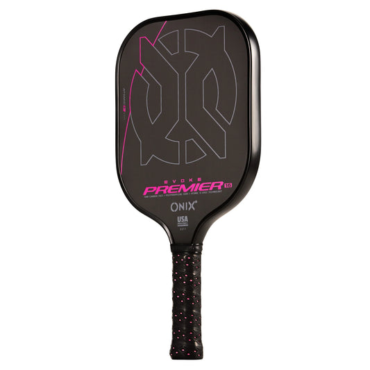 ONIX EVOKE PREMIER RAW CARBON 16MM PICKLEBALL PADDLE