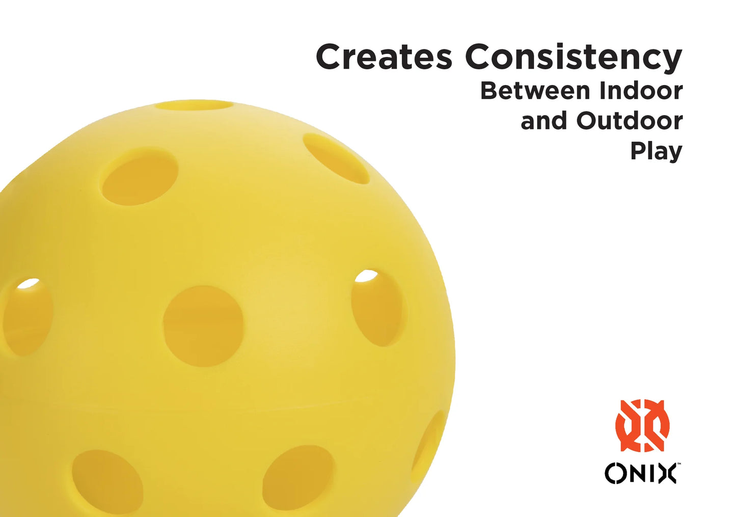 ONIX FUSE INDOOR PICKLEBALLS (PACK OF 3)- YELLOW