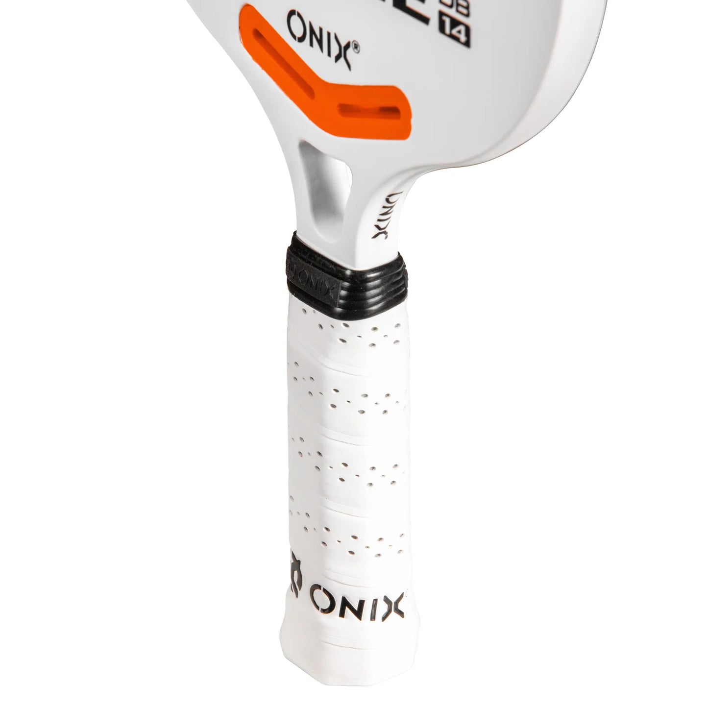 ONIX MALICE DB OPEN THROAT 14MM -WHITE PICKLEBALL PADDLE