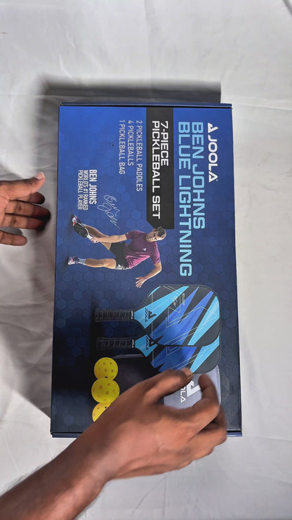 JOOLA Ben Johns Blue Lightning Pickleball Paddle Set